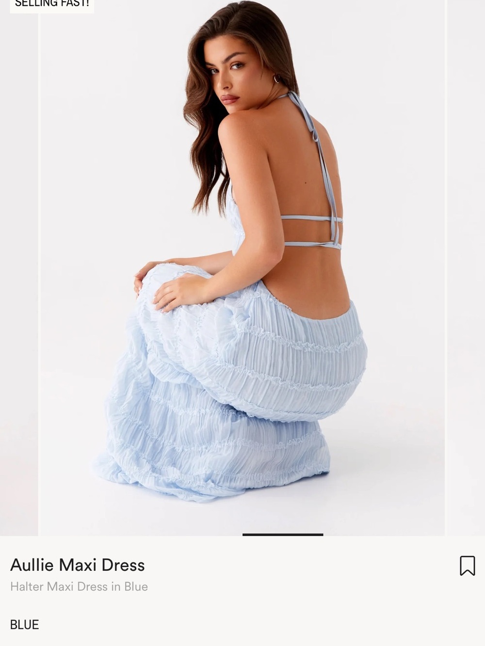 Backless wedding guest dress (Aullie Maxi Dress)